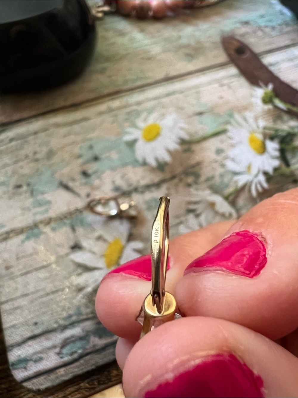 10K Gold Earrings - Picture 5 of 5